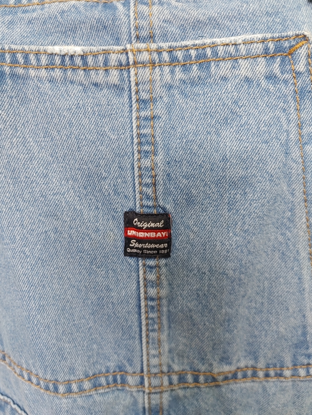 Upcycled Boho Quilt Patch Denim Overalls Size M - Picture 4 of 13